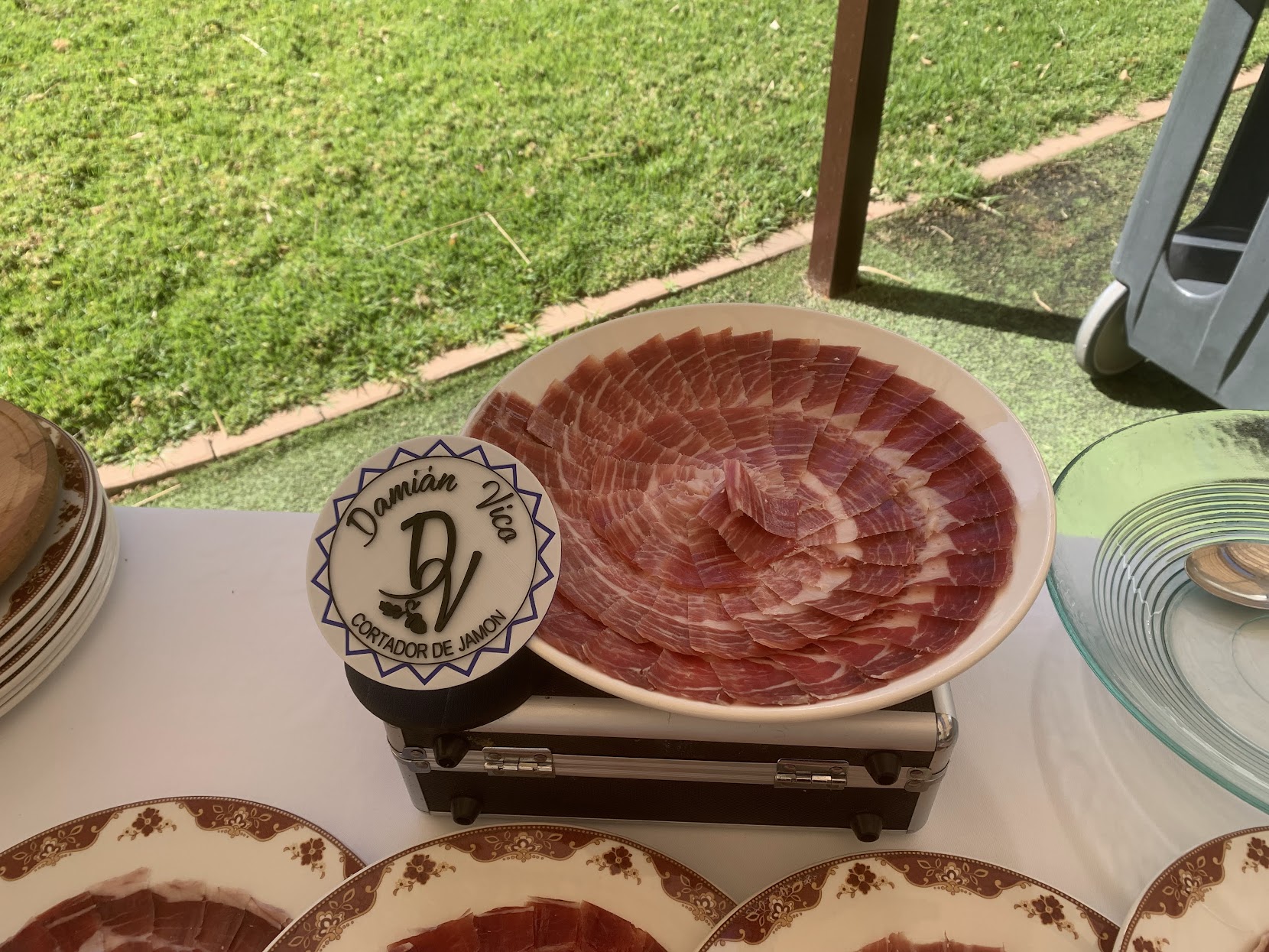 Corte de jamón en evento exclusivo